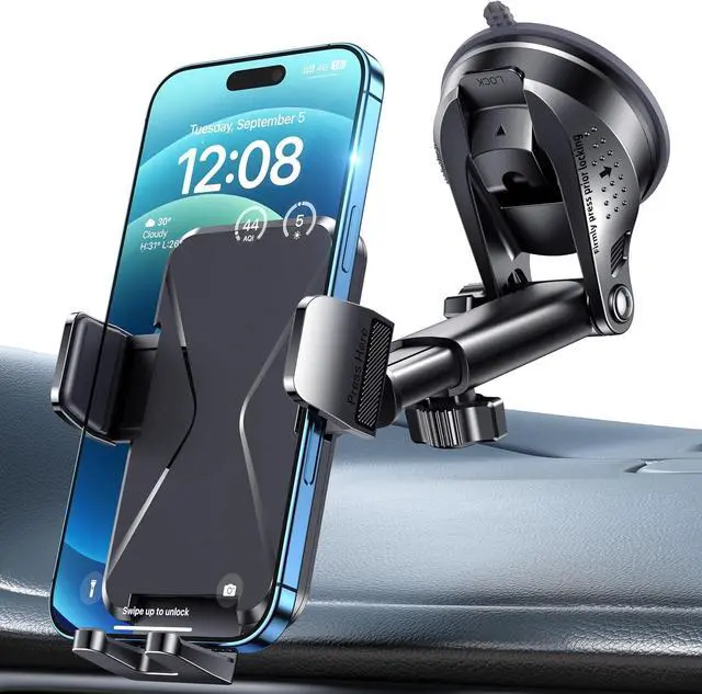 Main image of FESIYOYE Phone Holder Car Mount for iPhone Phone Mount for Car Dashboard Windshield Universal Accessories Automobile Phone Holder Mount Fit iPhone Android Smartphone