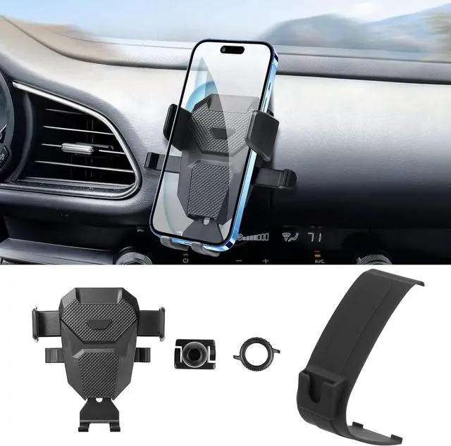 Main image of FIILINES Phone Holder for Mazda CX30 2020-2025, 360 Degree Rotation Cell Phone Mount for CX30 Accessories, Air Vent Phone Mount Compatible with 4-7 Inch Phones
