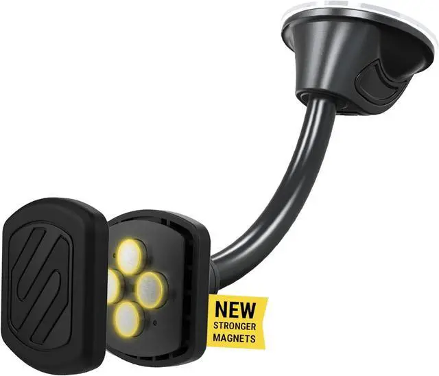 Main image of Scosche MXWDL-XCES0 MagicMount Magnetic Car Phone Holder, Dashboard/Windshield Cell Phone Mount w/ 360° Adjustable Magnet Head, Upgraded Strong Magnets, Compatible w/iPhone, Galaxy, and All Devices