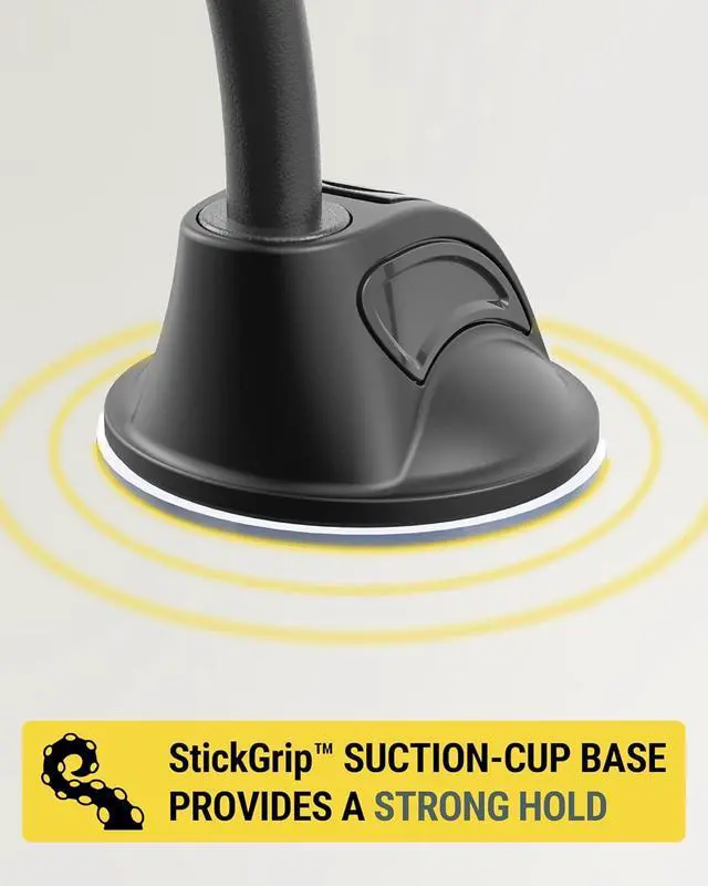 Alt view image 5 of 7 - Scosche MXWDL-XCES0 MagicMount Magnetic Car Phone Holder, Dashboard/Windshield Cell Phone Mount w/ 360° Adjustable Magnet Head, Upgraded Strong Magnets, Compatible w/iPhone, Galaxy, and All Devices