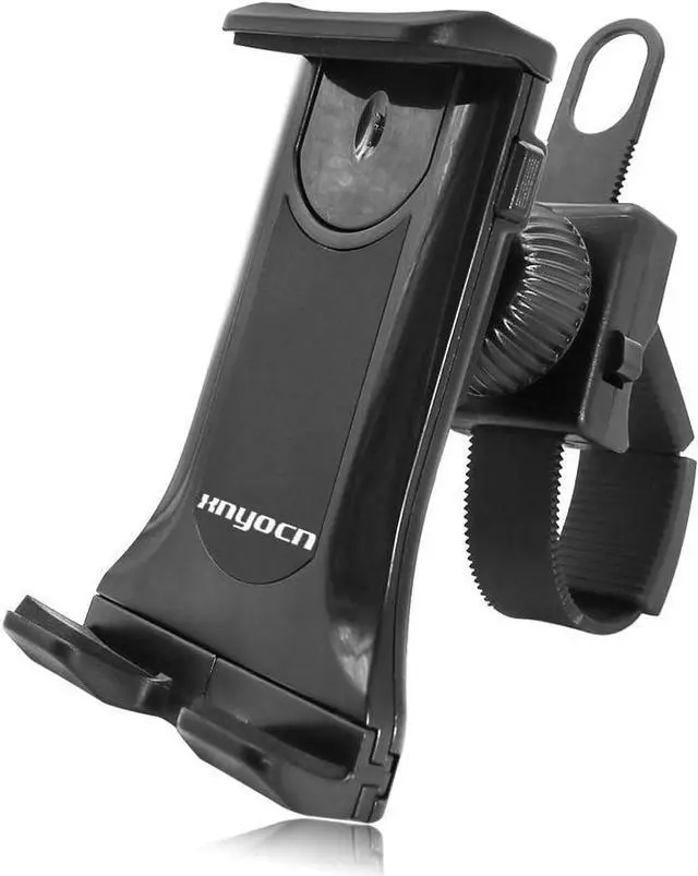 Main image of Sunny Health & Fitness Mobile Phone and Tablet Clamp Mount Holder for Bikes, Ellipticals, Treadmills and Other Handlebar Fitness Equipment