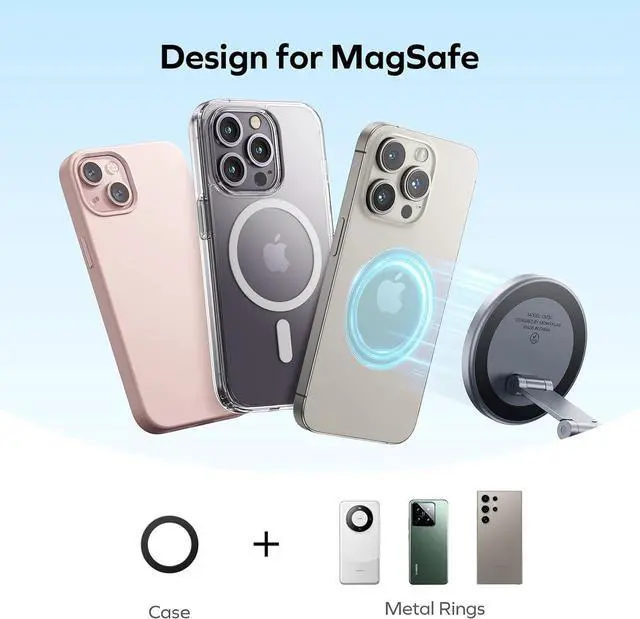 Alt view image 2 of 7 - MOMAX Magsafe Car Mount, N52 Magnetic Car Phone Mount, 905° Rotation Cell Phone Mount for Dashboard Windshield, Phone Holder Mount Fit for iPhone 15 14 13 12 Pro Max Plus Mini