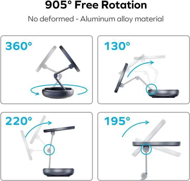 Alt view image 4 of 7 - MOMAX Magsafe Car Mount, N52 Magnetic Car Phone Mount, 905° Rotation Cell Phone Mount for Dashboard Windshield, Phone Holder Mount Fit for iPhone 15 14 13 12 Pro Max Plus Mini