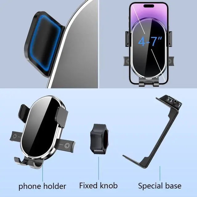 Alt view image 6 of 6 - Car Phone Holder for Honda CRV CR-V 2023 2024 2025 LX EX EX-L Sport Touring Auto Accessories Navigation Screen Bracket Interior Decoration Dashboard Cell Mobile Phone Mount Holders case Accessory