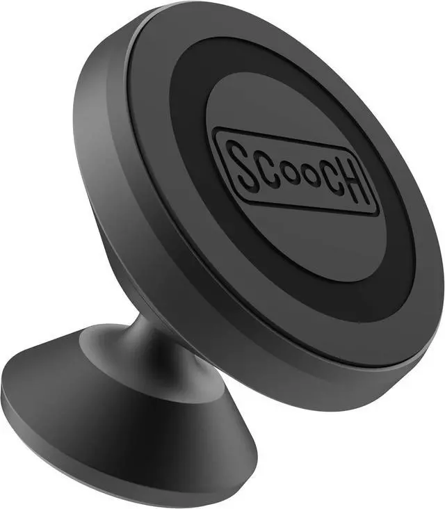 Main image of Scooch Magnetic Phone Mount for Car Compatible with Any Smartphone [Strong Magnets] Adjustable Magnetic Phone Holder for Car, Sticks to Dashboard or Windshield (2022 Model - Stronger)