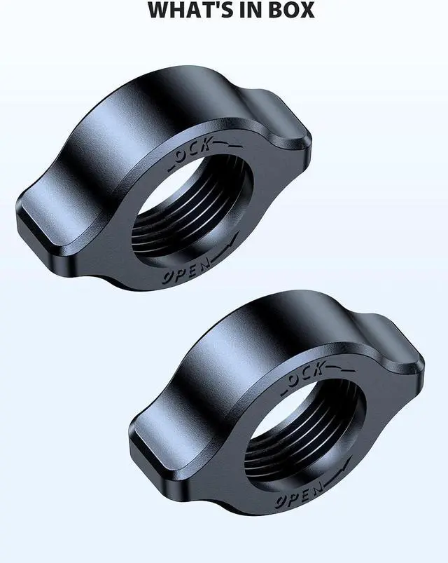 Alt view image 4 of 4 - VICSEED Nut Thicked Sturdy Won't Break, Fit for Car Phone Holder Mount 17mm Ball Head (2pcs)