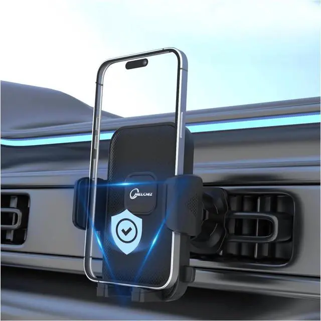 Main image of 2025 Car Phone Mounts, Universal Car Vent Cell Phone Holder with A Strong Clip, Compatible with All iPhone Series, Samsung, Google and All Mobile Android Smartphones and Phone Cases. (Melchiz - 002)