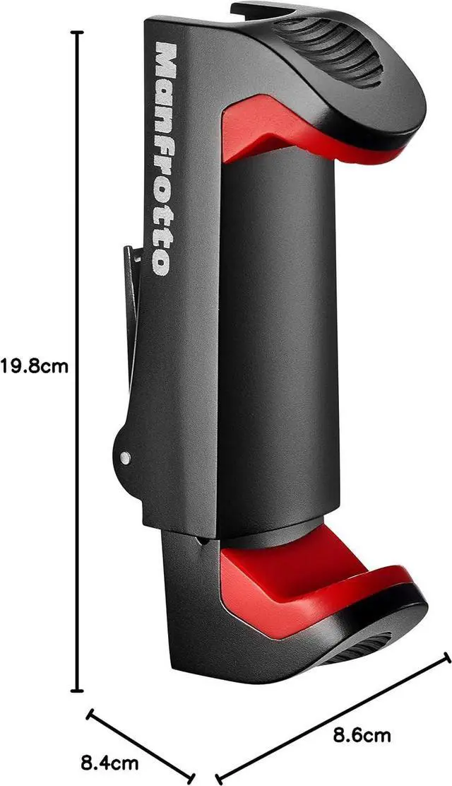 Alt view image 7 of 7 - Manfrotto Smartphone Clamp, Pro Version (MCPIXI), Black