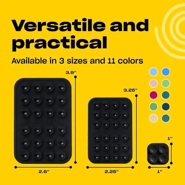 Alt view image 6 of 7 - || OCTOBUDDY || Silicone Suction Phone Case Adhesive Mount || (iPhone & Android Cellphone case Compatible, Hands-Free Mobile Accessory Holder for Selfies and Videos) (Darth Vader)