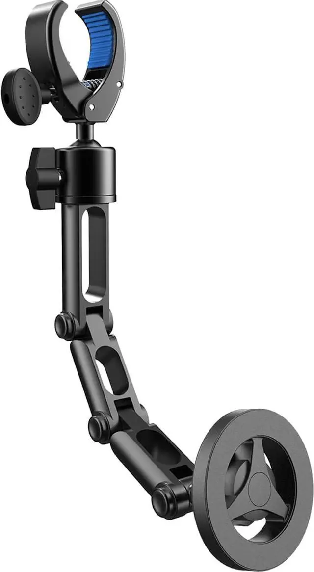 Main image of Quyee Magnetic Phone Holder for Your Car, for Magsafe Rear View Mirror Phone Holder - Aluminum Alloy Mount Multi-Angle Adjustment Rotatable and Retractable Compatible with All iPhone and Android