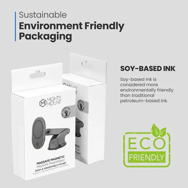 Alt view image 6 of 7 - Mighty Mount - MagSafe Car Phone Mount Compatible with iPhone 15 14 13 12 Pro Max, Pro, Plus, and with Magsafe Phones and Cases (MagSafe Magnetic Suction Cup Mount (Version 2.0))