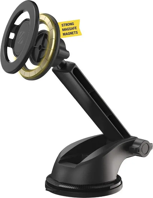 Main image of Scosche MagicMount SMSWDEX MagSafe Car Mount, Magnetic Phone Holder for Car Windshield/Dashboard, Suction Cup Phone Mount Compatible with iPhone 16 15 14 13 12 Pro Max Plus Mini Mag Safe Accessories