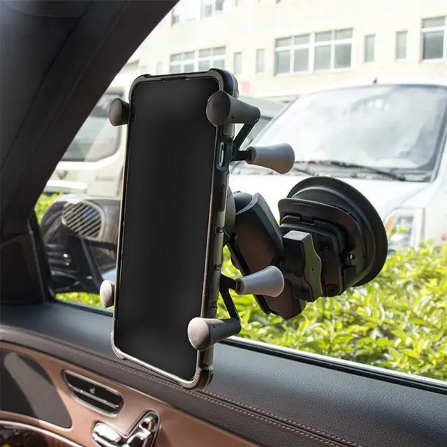 Alt view image 6 of 7 - Strg Phone Mount with Twist-Lock Suction Cup Base, Universal Phone Holder for Car Truck Vehicle Windshields Window and More Smooth Surface
