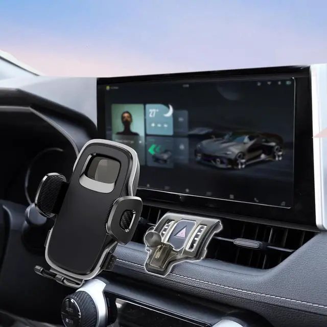 Main image of ELOHEI for RAV4 Phone Mount with Custom Base, Car Phone Holder for 2019 2020 2021 2022 2023 Toyota RAV4 Car Accessories(Not Fit RAV4 LE,XLE,Prime SE)