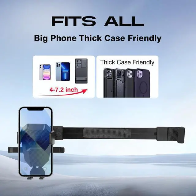 Alt view image 6 of 7 - Sunsdrew Audi Car Phone Holder for Audi A4/A5 2020+/Q5 2021+, Adjustable GPS Cell Phone Mount, Hands Free Ultra Stable Phone Stand for All Smartphones, Only for 10.1" Screen