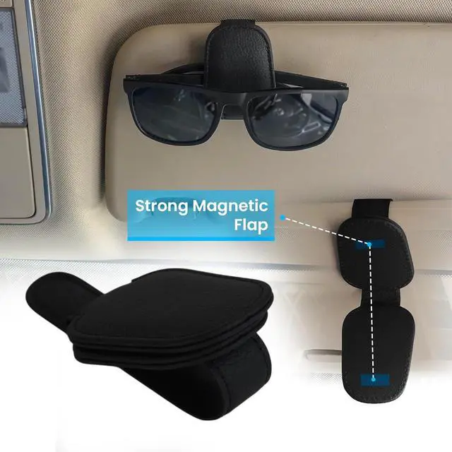 Alt view image 7 of 7 - 3-in-1 Heavy Duty Car Phone Holder| Car Phone Mount for Windshield, Dashboard & Window | Includes Free 2 Cup Holder Pads, Sunglass Holder & 2 Headrest Hooks | Compatible with iPhone, Samsung | Black