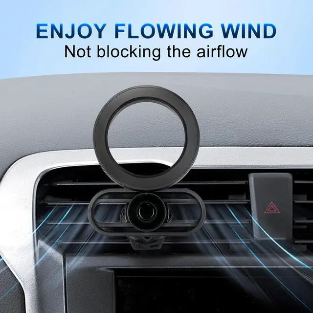 Alt view image 2 of 6 - LQCHETOU for Magsafe Car Mount, Phone Holders for Your Car, [Strongest Magnets] Magnetic Car Phone Holder Vent, Car Accessories for iPhone 16 15 Pro Plus Max 14 13 12 Mini MagSafe Case Phones