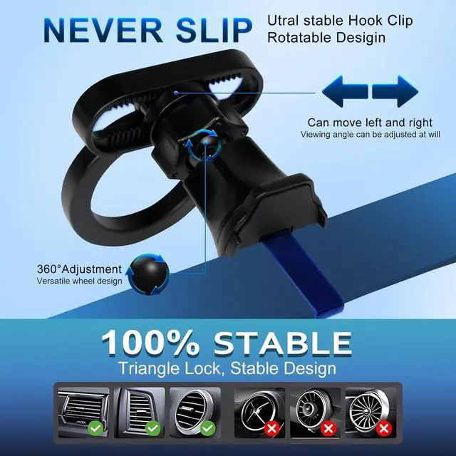 Alt view image 6 of 6 - LQCHETOU for Magsafe Car Mount, Phone Holders for Your Car, [Strongest Magnets] Magnetic Car Phone Holder Vent, Car Accessories for iPhone 16 15 Pro Plus Max 14 13 12 Mini MagSafe Case Phones