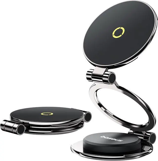 Main image of Baseus MagPro II Fits Magsafe Car Mount, All-Metal Magnetic Phone Holder for Car Dashboard, 20 x N56 Strong Magnets & 360° Rotation Flexible Tri-Foldable Car Mount, for iPhone 16 15 14 13 & All Phones