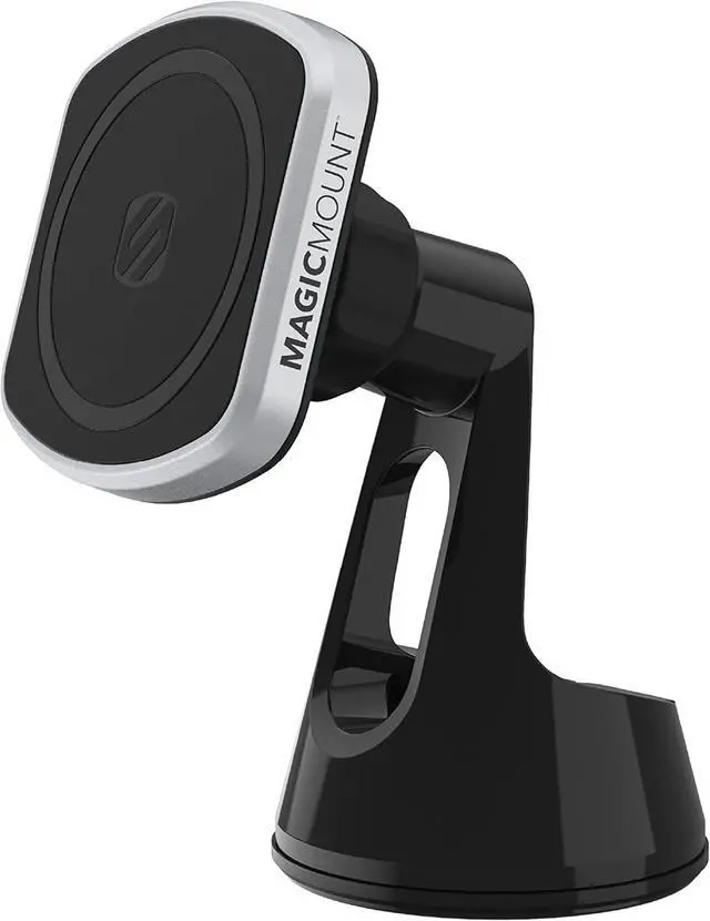 Main image of Scosche MP2ROWD MagicMount Pro2 MagSafe Car Dashboard/Windshield Suction Mount, Magnetic Cell Phone Holder Compatible with iPhone 16/15/14/13/12 Series and More with Included MagicRing Adapter