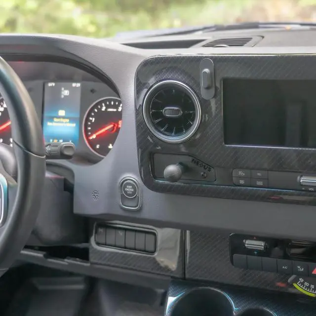 Alt view image 3 of 6 - NEXUS 1 Inch Ball Cubby Adapter for VS30 Mercedes-Benz Sprinter Van or conversions - Winnebago Revel, Storyteller Overland or Jayco Terrain (Driver's Side)