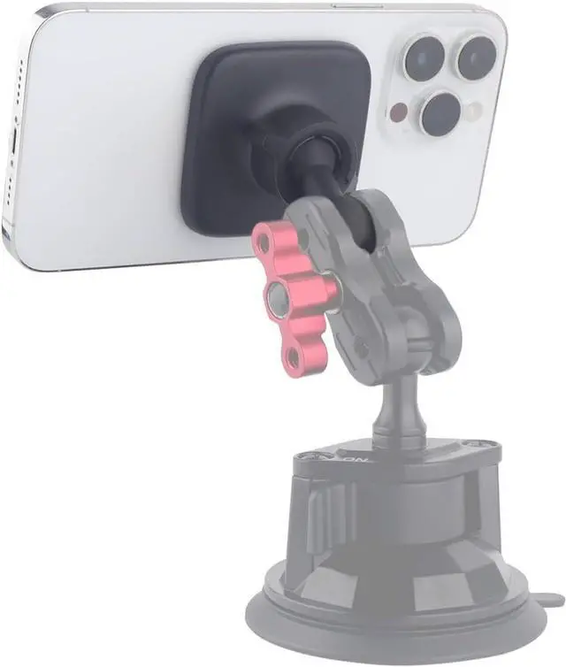 Alt view image 7 of 7 - Magnetic Cell Phone Holder Base with 20mm Ball for MagSafe iPhone 16 15 14 13 12 Series, Compatible with Bulletpoint Mounting Solutions (Square)