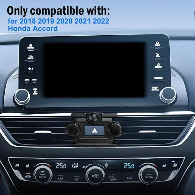 Alt view image 2 of 7 - ELOHEI for Accord Phone Mount with Custom Base,Car Phone Holder for 2018 2019 2020 2021 2022,10th Gen Accord Car Accessories(for 18-22 Accord)