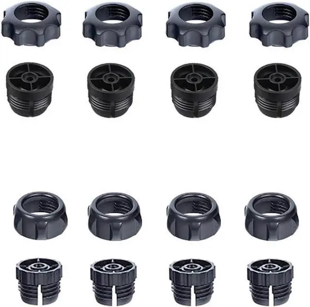 Main image of ThtRht 8 Set Retaining Nut with Thread Screw Replacement 17mm Ball Joint Mount Socket for Phone Holder Stand Clip Cradle Car Wireless Charger Bracket Clamp GPS DV Dash Camera