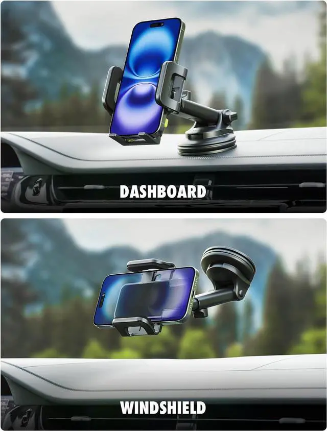 Alt view image 7 of 7 - Bracketron TripGrip Extend Cell Phone Mount Phone Holder for Car Dashboard Windshield Expandable