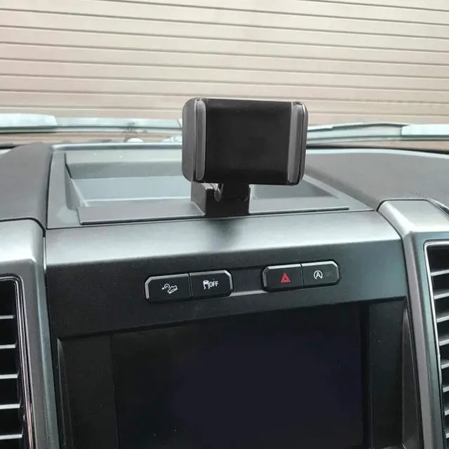 Alt view image 3 of 7 - Voodonala Universal 360 Degree Car Mount Phone Holder for Phone Cellphone Mount for Ford F150 2015 2016 2017 2018 2019 2020 F250 F350