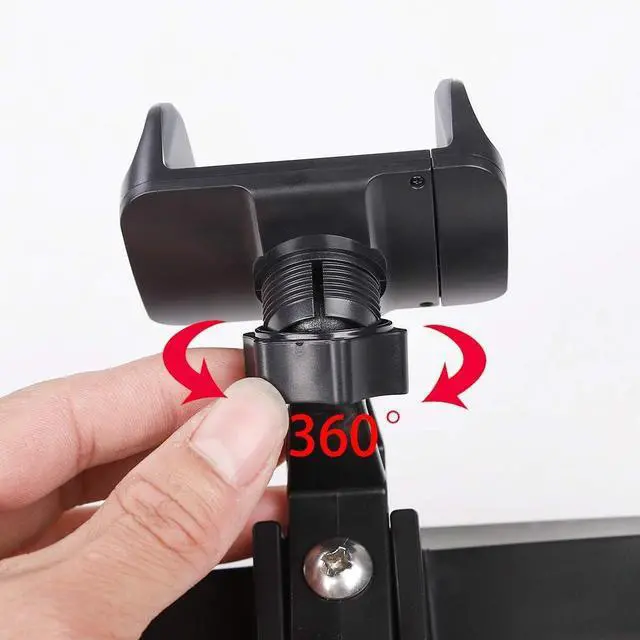 Alt view image 4 of 7 - Voodonala Universal 360 Degree Car Mount Phone Holder for Phone Cellphone Mount for Ford F150 2015 2016 2017 2018 2019 2020 F250 F350