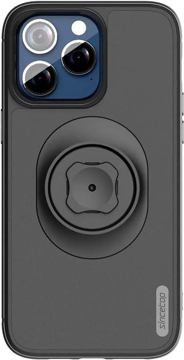 Main image of sincetop Shockproof Case with Quick Mount Adapter for iPhone 14 (6.1') - Quick Attach Your Cellphone to Any Bike Mount/Car Phone Holder/Armband/Belt Clip