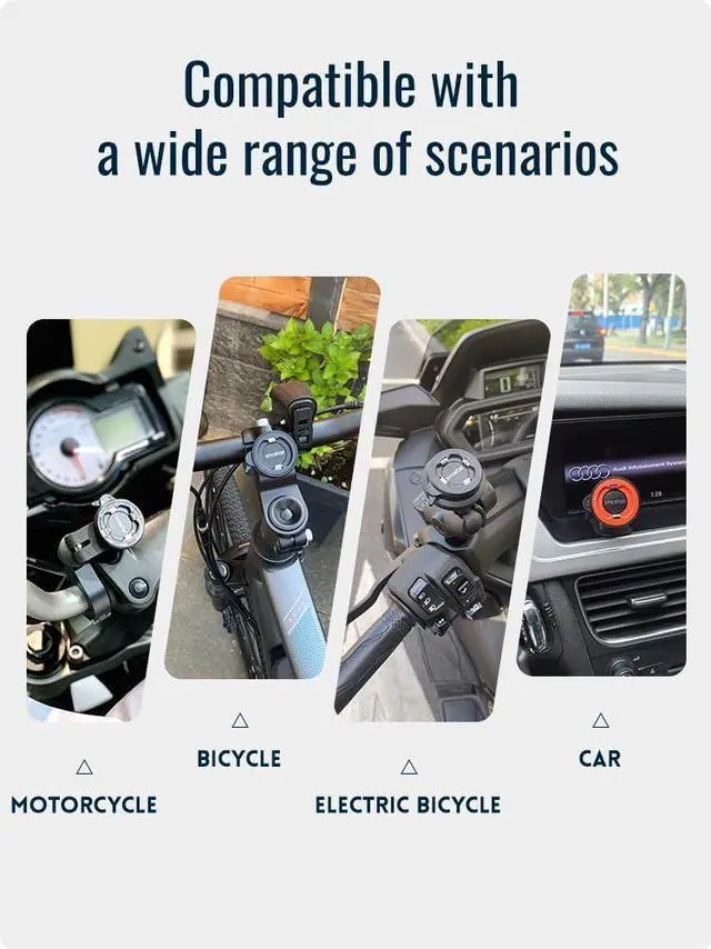 Alt view image 4 of 7 - sincetop Shockproof Case with Quick Mount Adapter for iPhone 14 (6.1') - Quick Attach Your Cellphone to Any Bike Mount/Car Phone Holder/Armband/Belt Clip