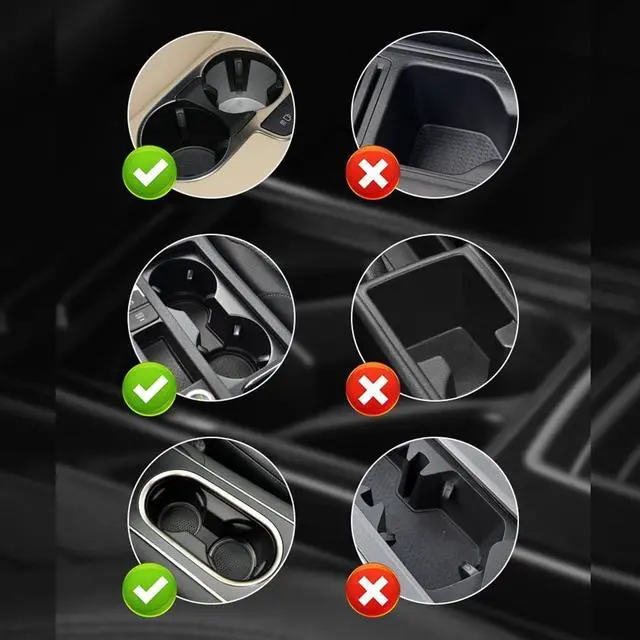 Alt view image 7 of 7 - Reswish Car Cup Holder Phone Mount, Universal Auto Cell Phone Stand with Drink Expand Cup Holder,2 in 1 Multifunctional Car Cup Holder Expander with 360° Rotation Phone Mount