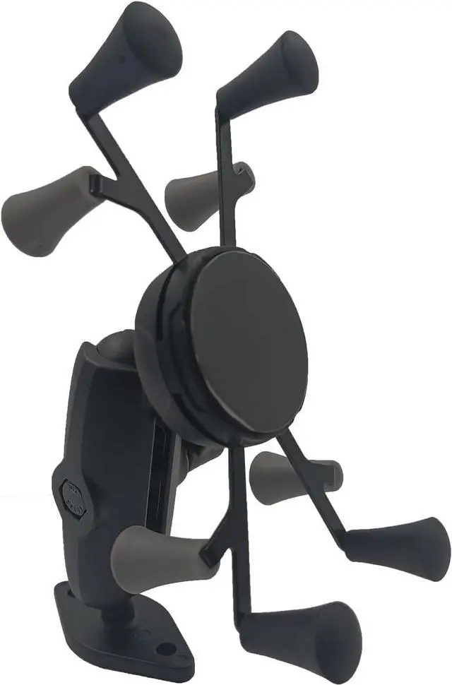 Alt view image 5 of 6 - Strg Phone Mount with B Size 1" Ball Diamond Base and Double Socket Arm, Universal Phone Holder Compatible with All Phones Car Vehicle Motorcycle Bike and More Device