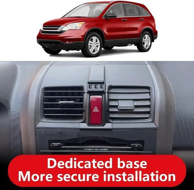 Alt view image 3 of 6 - LUNQIN Car Phone Holder for Honda CR-V CRV 2007 2008 2009 2010 2011 Auto Accessories Navigation Bracket Interior Decoration Mobile Cell Phone Mount case