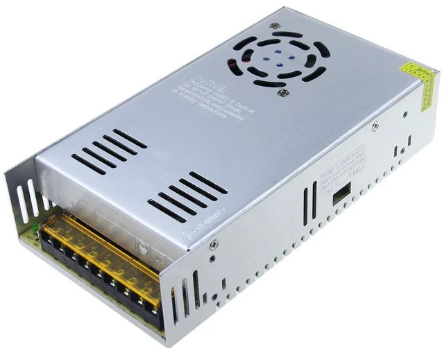 Alt view image 6 of 7 - AC 110V/220V to DC 12V 30A 360W Universal Regulated Switching Power Supply Transformer Adapter LED Driver for LED Strip CCTV Camera System Radio