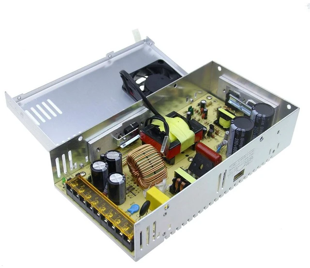 Alt view image 7 of 7 - AC 110V/220V to DC 12V 30A 360W Universal Regulated Switching Power Supply Transformer Adapter LED Driver for LED Strip CCTV Camera System Radio
