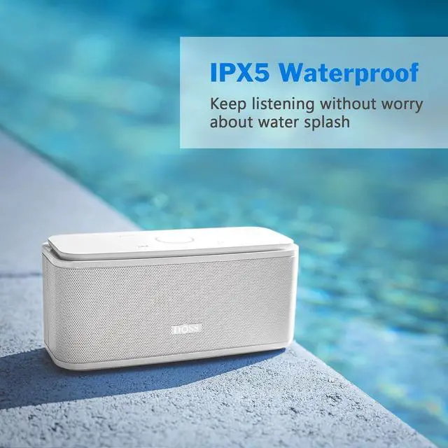 Alt view image 4 of 7 - DOSS SoundBox Touch Wireless Bluetooth Speaker-12W HD Sound with Rich Bass