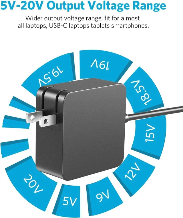 Alt view image 4 of 7 - Belker 90w Universal Laptop Charger Replacement for Hp Dell Asus Lenovo Acer Asus Toshiba IBM Samsung Sony AC Power Adapter Cord Supply with 20 Interchangeable Tips (Including USB C)