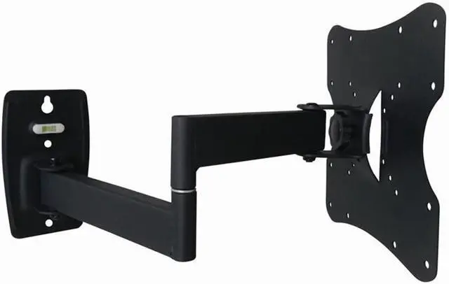 Alt view image 2 of 6 - INLAND ProHT Articulating TV Wall Mount Full Motion (05329) for TV Flat Panel Monitor 23'' to 42,Tilt 15°Swivel 90°,VESA up to 200x200,Cold-Rolled Steel Material, Max Load 55 Lbs, Black