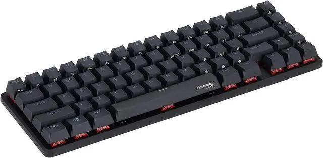Alt view image 4 of 7 - HyperX Alloy Origins 65 - Mechanical Gaming Keyboard Compact 65% Form Factor - Linear Red Switch - Double Shot PBT Keycaps - RGB LED Backlit - NGENUITY Software Compatible,Black