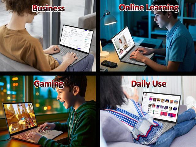 Alt view image 7 of 7 - KurieTim Gaming Laptop, 15.6" IPS FHD - AMD Ryzen 9 6900HX(8C/16T, Up to 4.9GHz) - 32GB DDR5 RAM, 1TB SSD Laptop Computer with Privacy Camera Switch, USB-C, Dual-Fan Cooling, Backlit KB, Win 11 Pro