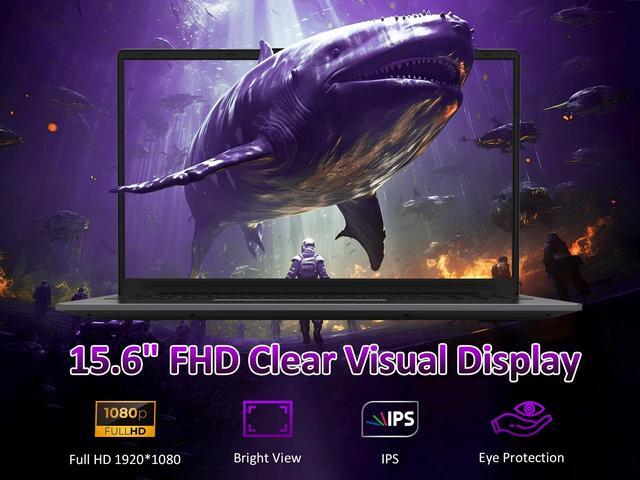 Alt view image 4 of 7 - KurieTim Laptop Computer with Intel N150 Quad-Core Processor(Up to 3.60 GHz), 32GB RAM 1TB SSD, 15.6" FHD IPS Display, Long Battery Life, Windows 11 Laptops for Business Student Light Gaming