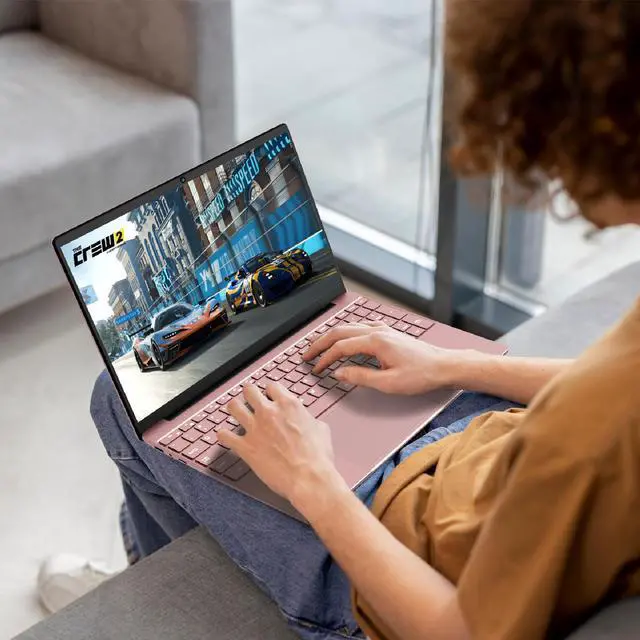 Alt view image 5 of 7 - KurieTim 15.6" Laptop, Windows 11 Laptop Computer, 32GB RAM 512GB SSD, FHD 1920x1080, Quad-Core N95 Processor(Up to 3.4GHz), Backlit Keyboard, Fingerprint Reader Unlock, Webcam, USB3.0x2