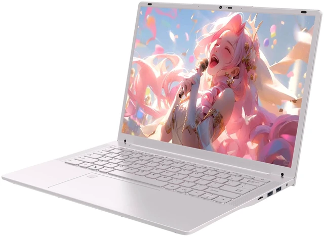 Alt view image 7 of 7 - KurieTim 8GB RAM Laptop Computer with 512GB PCIe SSD, Quad-Core Processor Up to 2.90GHz, 14.1" 2K Display, Backlit Keyboard, Fingerprint Recognition, Webcam, Win11 Pro Laptops for Students Business