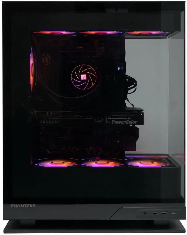 Alt view image 3 of 5 - Magic Micro PX Black RGB AMD Elite Edition - AMD RYZEN 9 9950X3D, RX 9070 16GB, 64 GB DDR5, 2TB NVME, Windows 11 Pro