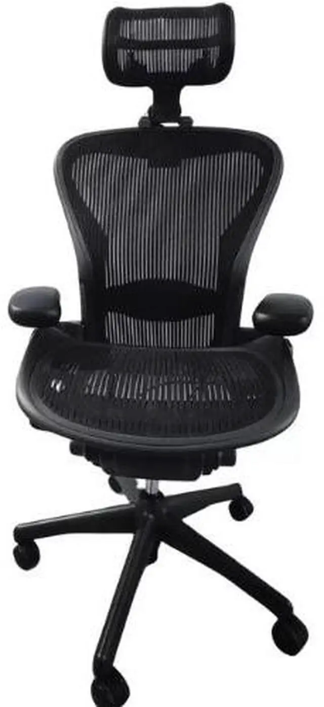 Main image of Herman Miller Aeron Chair Size B Fully Loaded w/ Headrest and Lifetime Warranty
