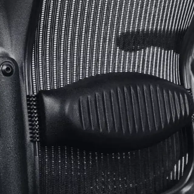 Alt view image 6 of 7 - Herman Miller Aeron Chair Size B Fully Loaded w/ Headrest and Lifetime Warranty