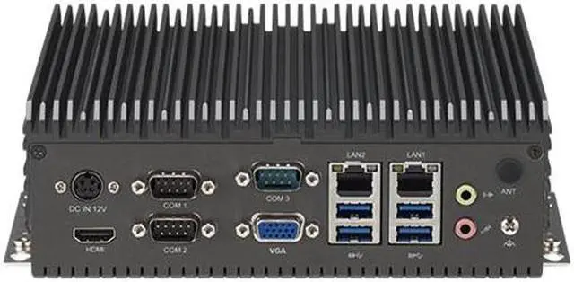 Alt view image 2 of 4 - NEXCOM Industrial Mini PC, Fanless Desktop Computer Neu-X302-Q-AIC Intel® Core Processor i5-8500T 2.1-3.5GHz, Windows 10 IoT Value, 16G RAM, 128G SSD, 2xLANs, 6xCOM RS232/422/485, 4xUSB 3.1, HDMI/VGA